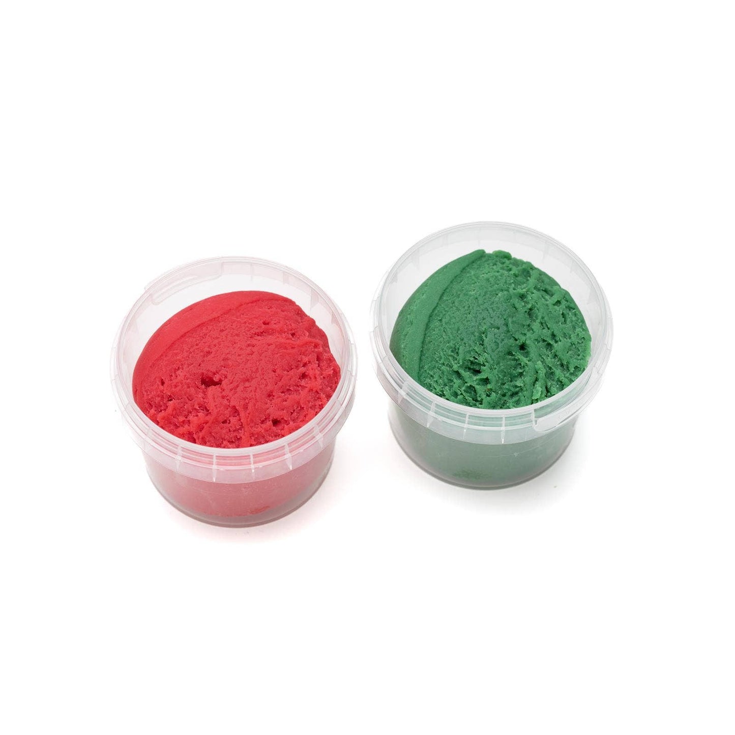 Conjunto de 2 massas orgânicas fáceis modelar “Suri” vermelho/verde