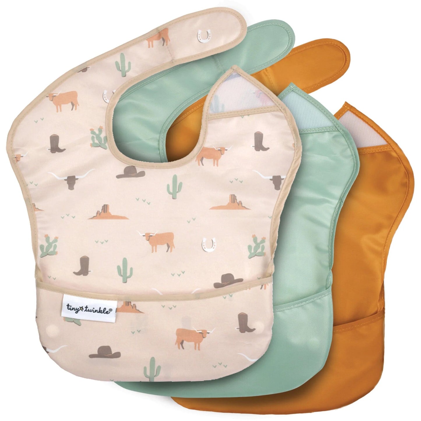 Pack 3 Babetes Cowboy - 6 a 24 meses