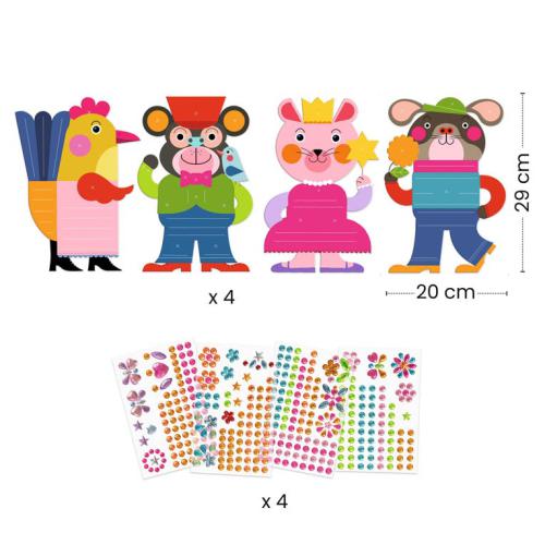Sparkles - Criar com autocolantes
